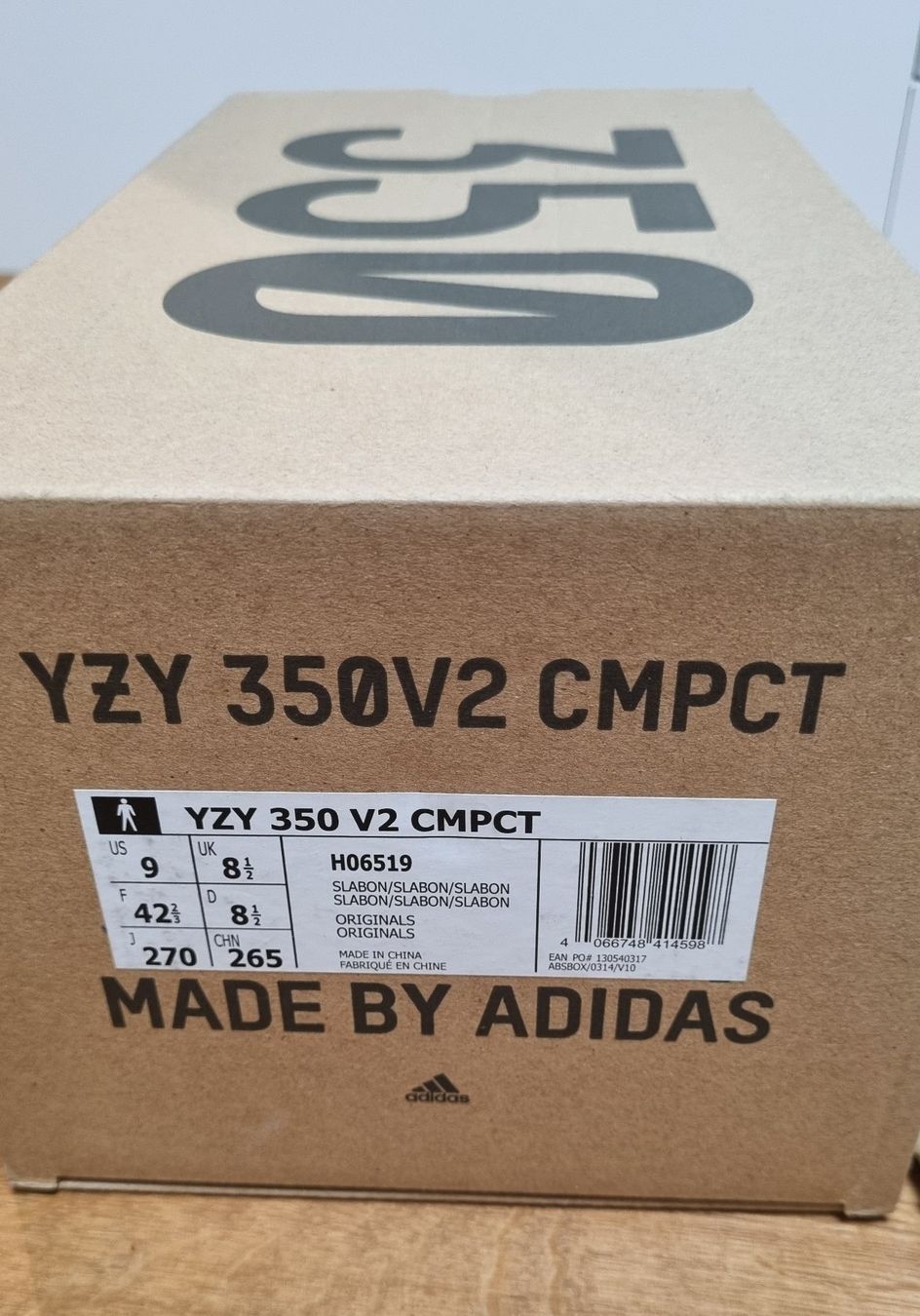 Adidas Scarpe da uomo: Adidas YEEZY BOOST 350V2 CMPCT "Slate Bone" – Nuovo (secondo la descrizione) da Rotkreuz venduto da Muffinman9999 3