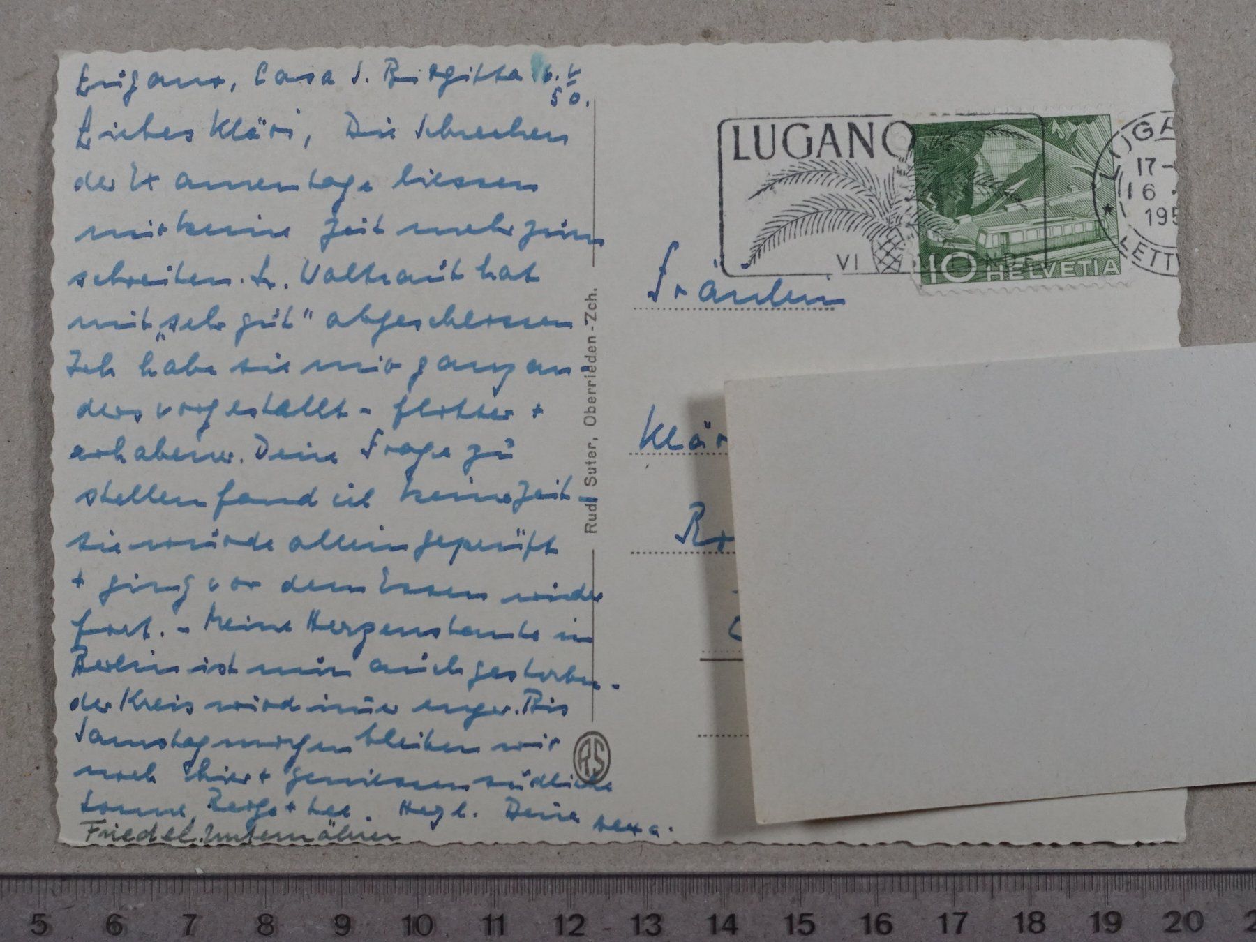 Cartoline postali: Morcote – Usato da Lenzburg venduto da fh1 1
