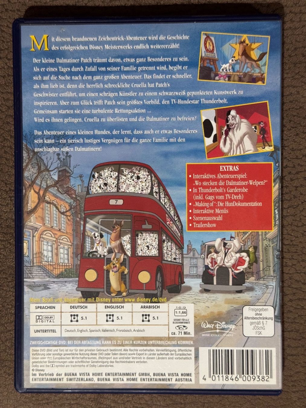 Tutti i DVDs: 101 Dalmatiner – Teil 2 – Usato da Dietikon venduto da MuNathy 2