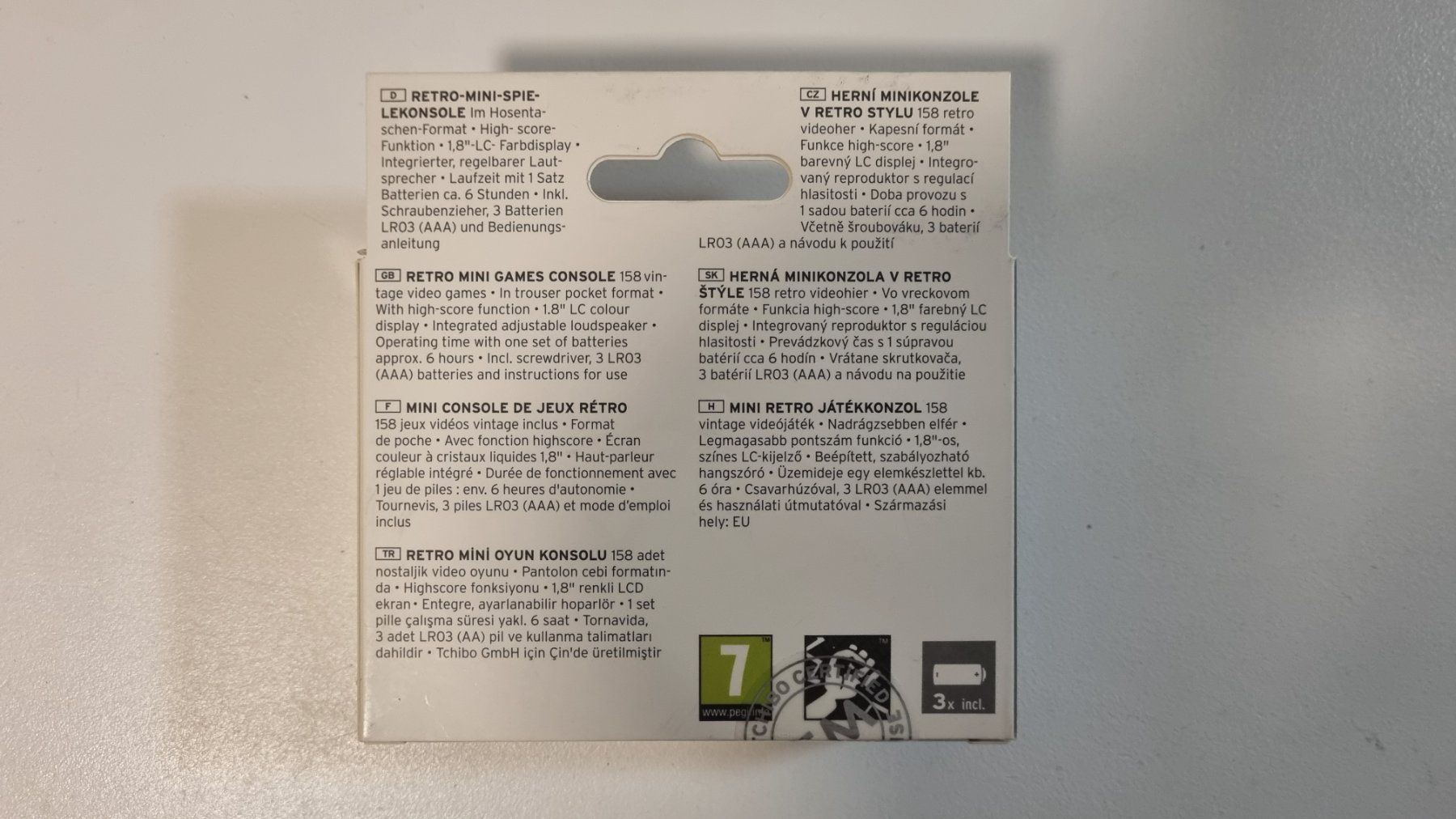 Konsolen: Retro Mini Spielkonsole mit 158 Videospiele – Gebraucht aus Birsfelden von val_d9c2 6