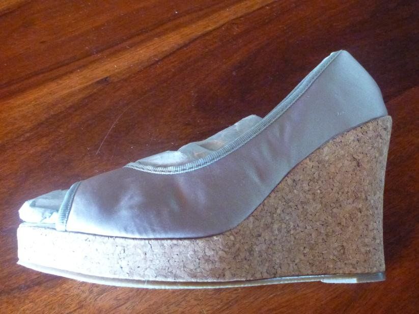 H&M Chaussures femmes: Keilschuh, Satinbeige – Neuf (Voir description) à Weisslingen par TechnoFant 2