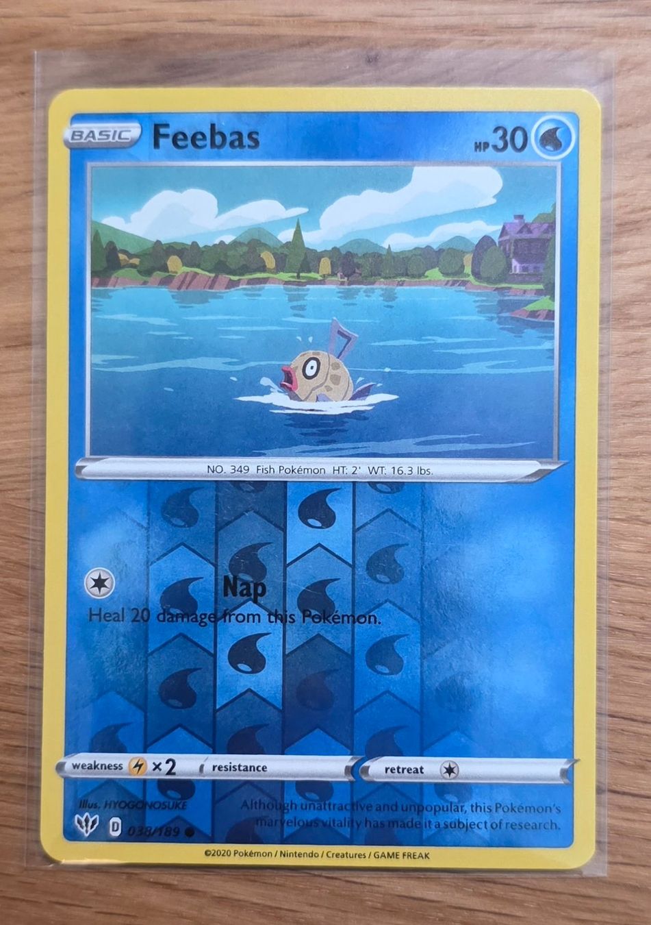 Pokémon Carte collezionabili: Barschwa (Feebas) 038/189 – Nuovo (secondo la descrizione) da Arbon venduto da Twist05