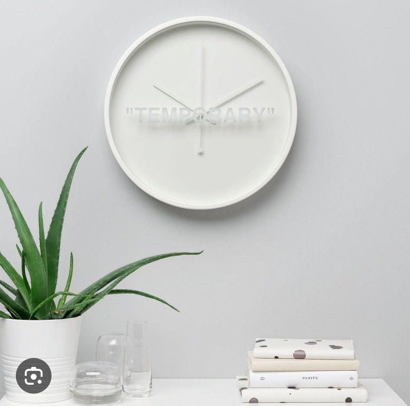 Orologi: Virgil Abloh / IKEA - TEMPORARY Wanduhr Original verpackt – Nuovo e nell'imballaggio originale da Zürich venduto da oc234 2