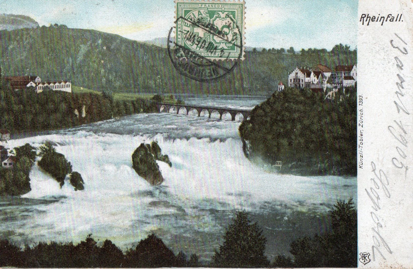 Cartoline postali: Rheinfall – Usato da Melano venduto da pisonsdro