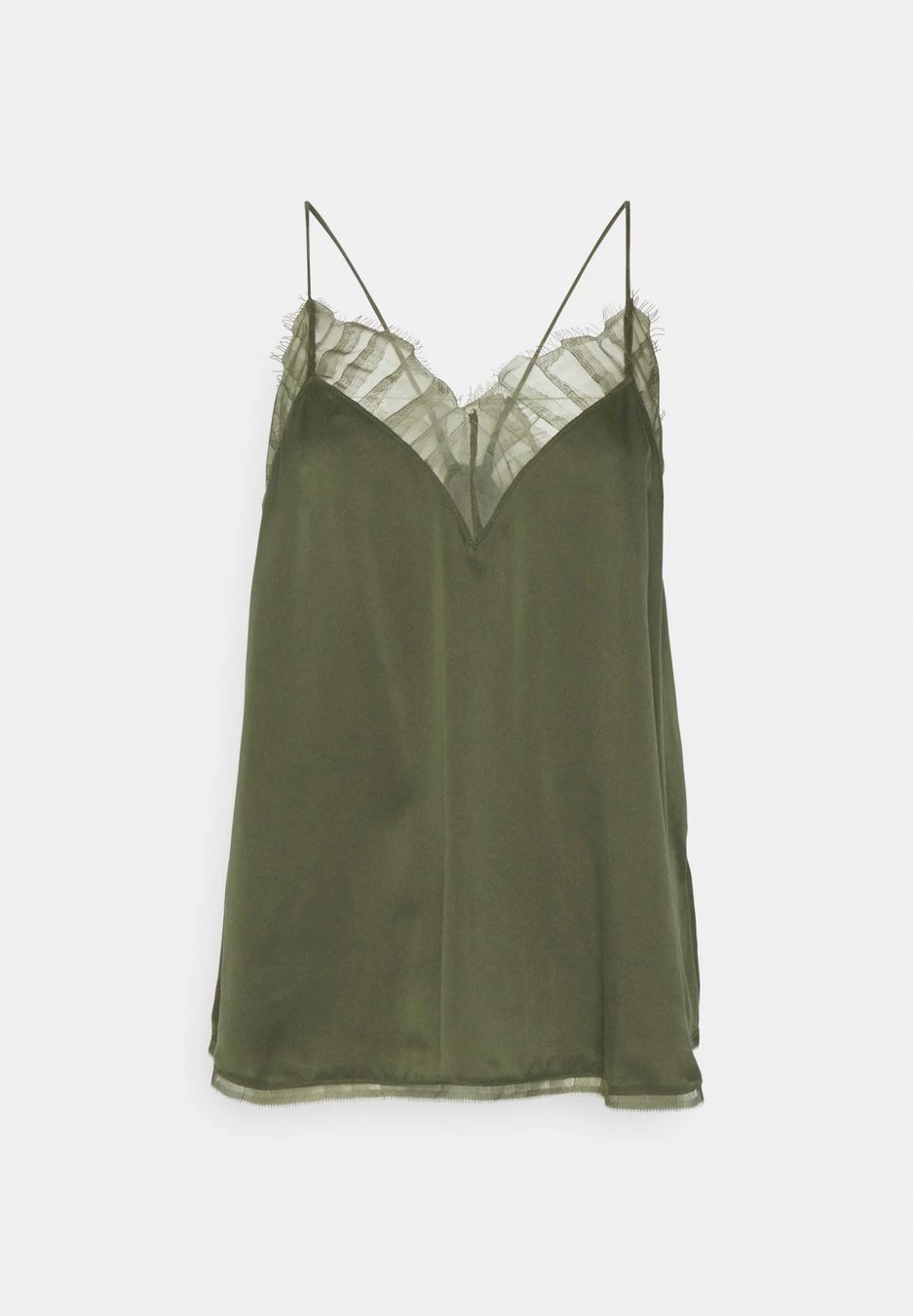 Iro Top: IRO BERWYN - TOP - ARMY OLIVE NIGHT – Nuovo e nell'imballaggio originale da Zürich venduto da luxuryoutlet1 3