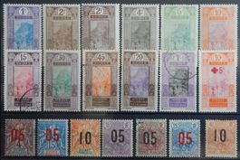 Franz. Guinea ex. Kat. 49-80 */(*)/gest. 1912/15