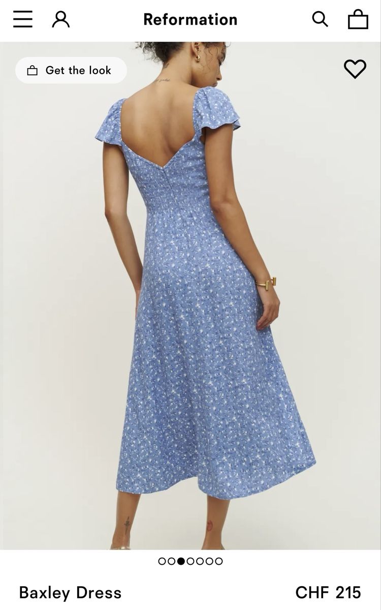 Reformation Vestiti: Reformation Kleid blau Gr. 36 – Usato da Basel venduto da siy_8mvy 4