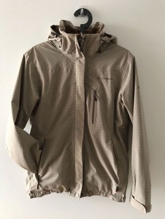 Vaude Damen Funktionsjacke Übergangsjacke beige in Gr. 38/S