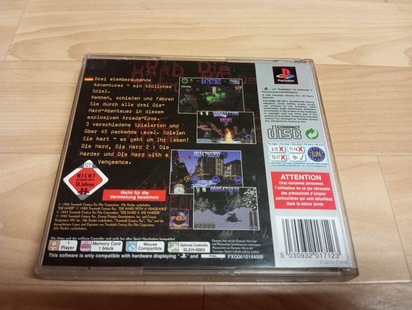 Sony Giochi: Die Hard Trilogy PlayStation 1  – Usato da Cottens FR venduto da magnius01 2