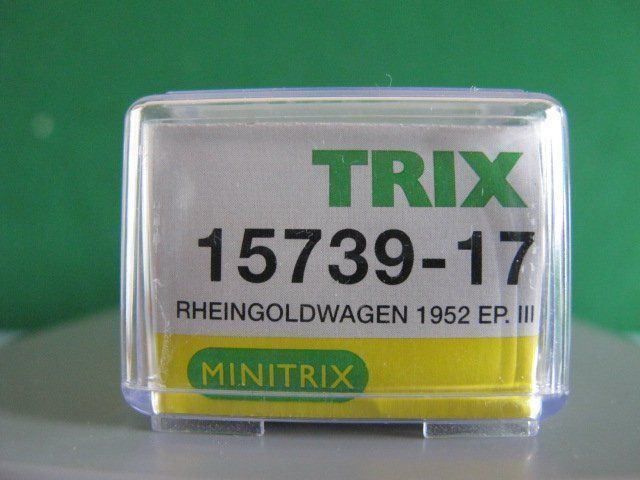 Modellini di ferrovie: Minitrix 15739-17 Rheingold Wagen 3.Kl. – Nuovo e nell'imballaggio originale da Baar venduto da jaroba 4