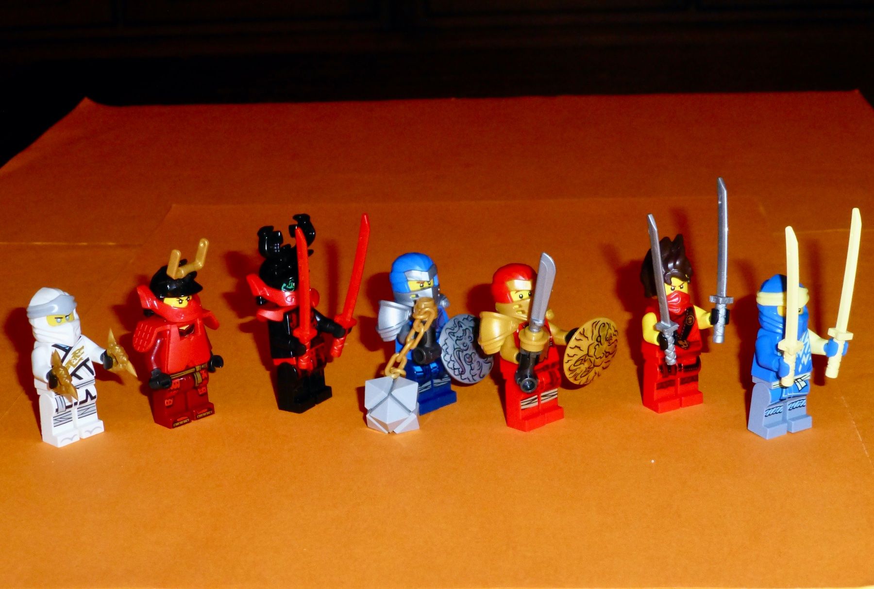 Lego Giocattoli: Lego Ninjago / 7 Minifiguren + Waffen – Usato da Langnau am Albis venduto da Maugli 1