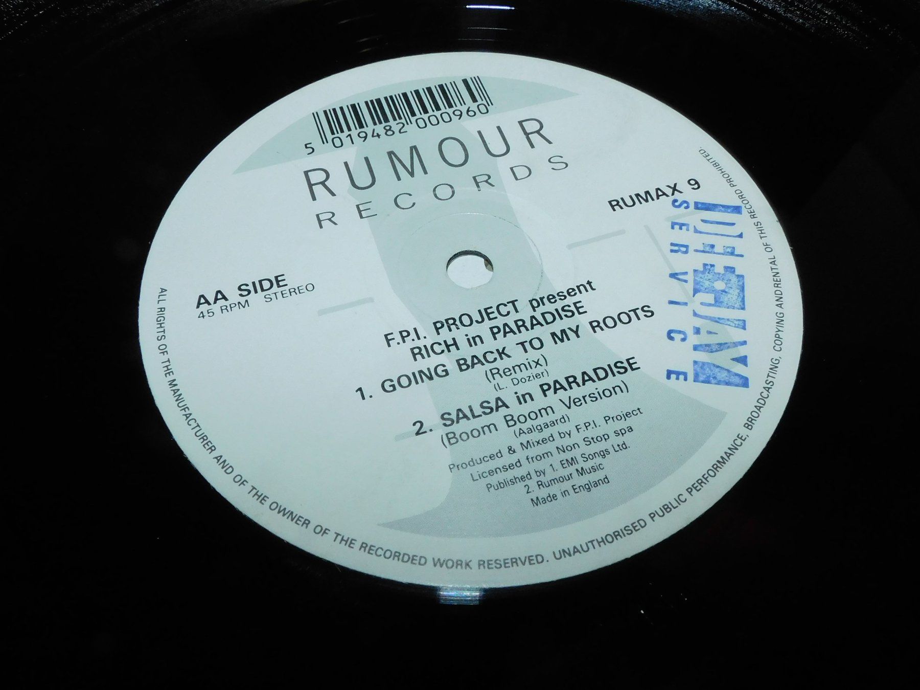 Vinyles: LP Schallplatte - F.P.I.PROJECT -  - Remix House Techno – D'occasion à Sursee par 76 4
