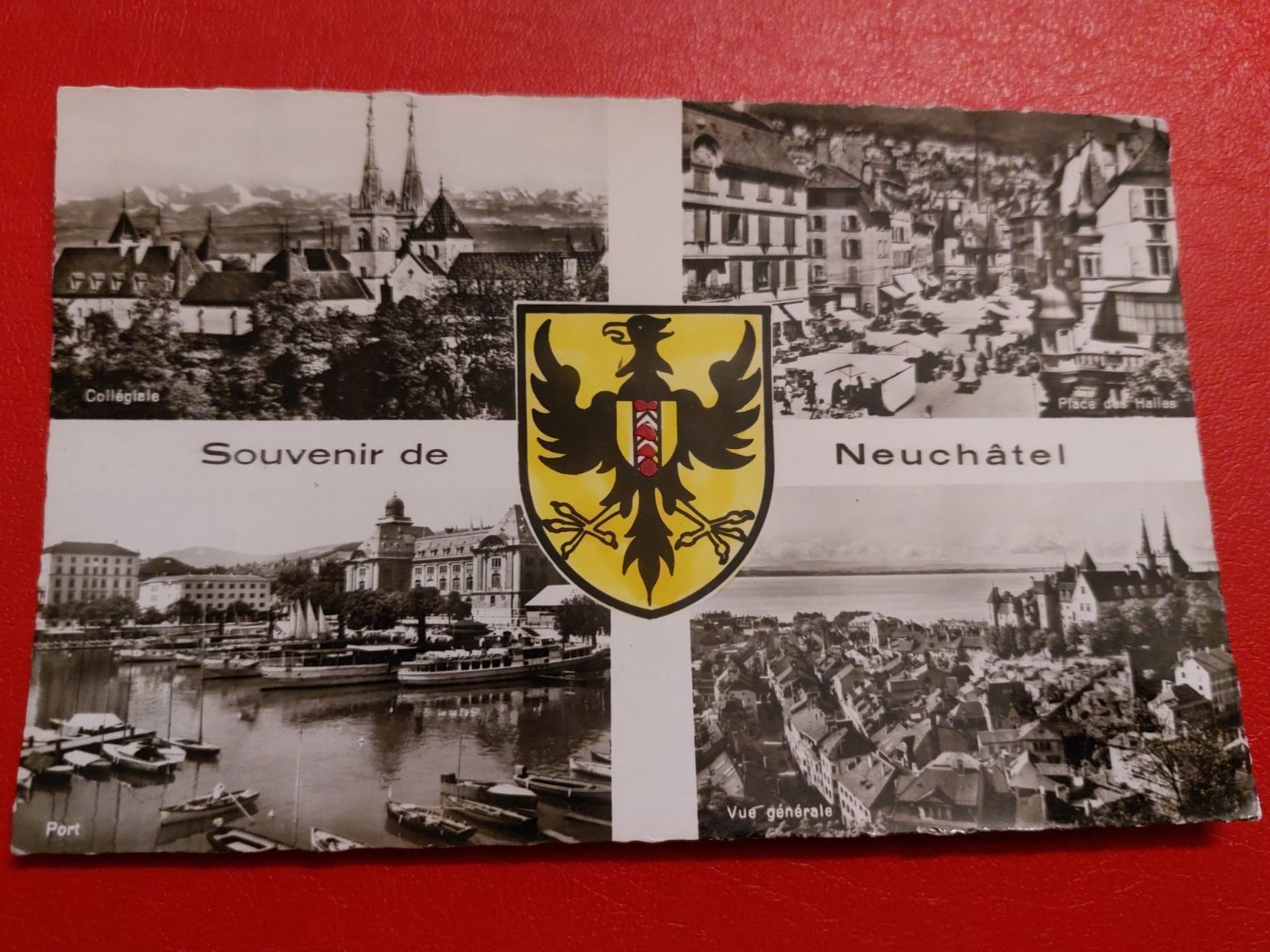 Cartoline postali: Souvenir de Neuchâtel 1956 – Usato da St-Légier-Chiésaz venduto da Theo006