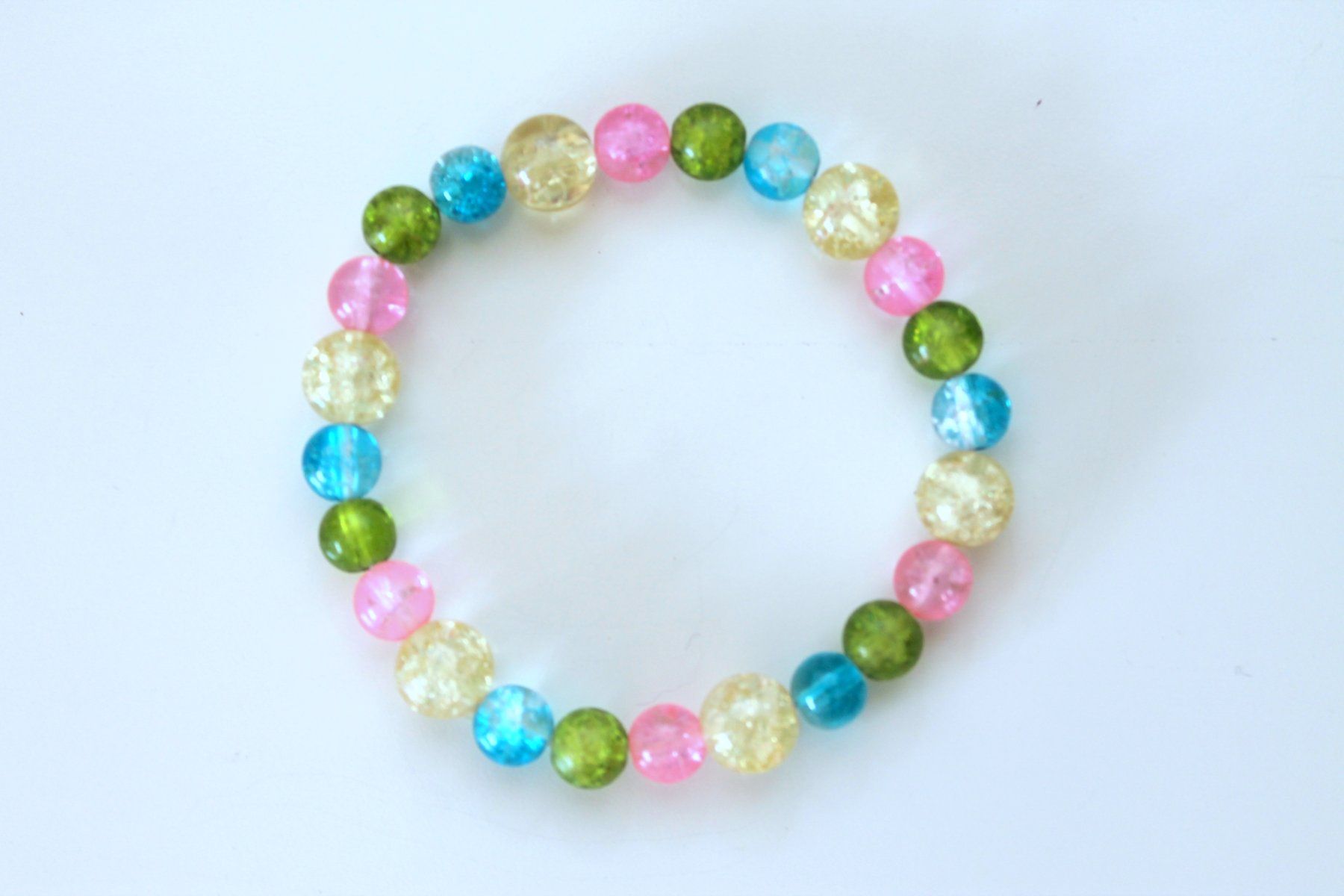 Bracciali & Braccialetti: ARMBAND mit bunten Glasperlen  Neu! – Nuovo (secondo la descrizione) da Rebstein venduto da QuasarVincent 1