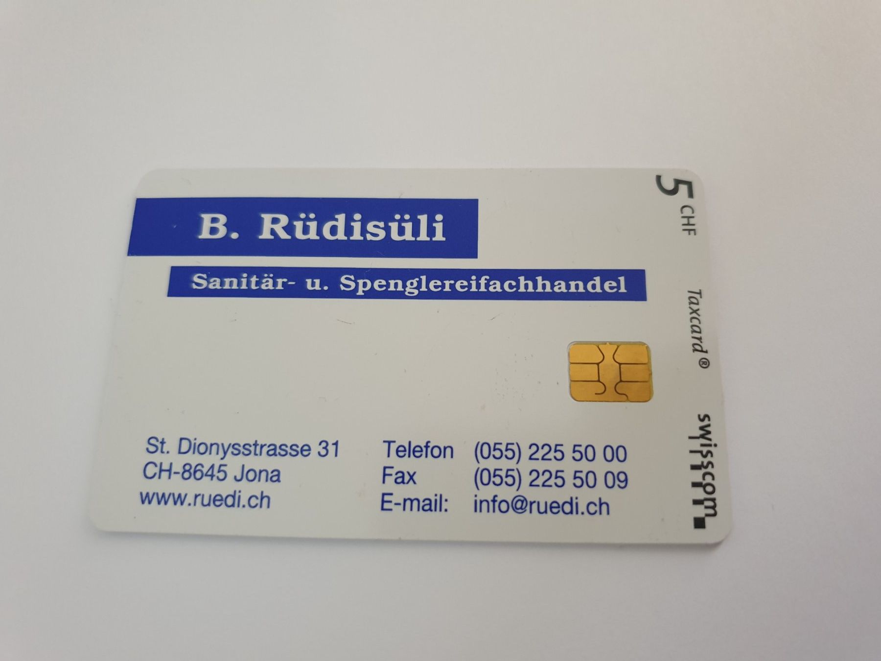 Schede telefoniche: B. Rüdisüli 0500 – Usato da Rain venduto da Rou_z26r