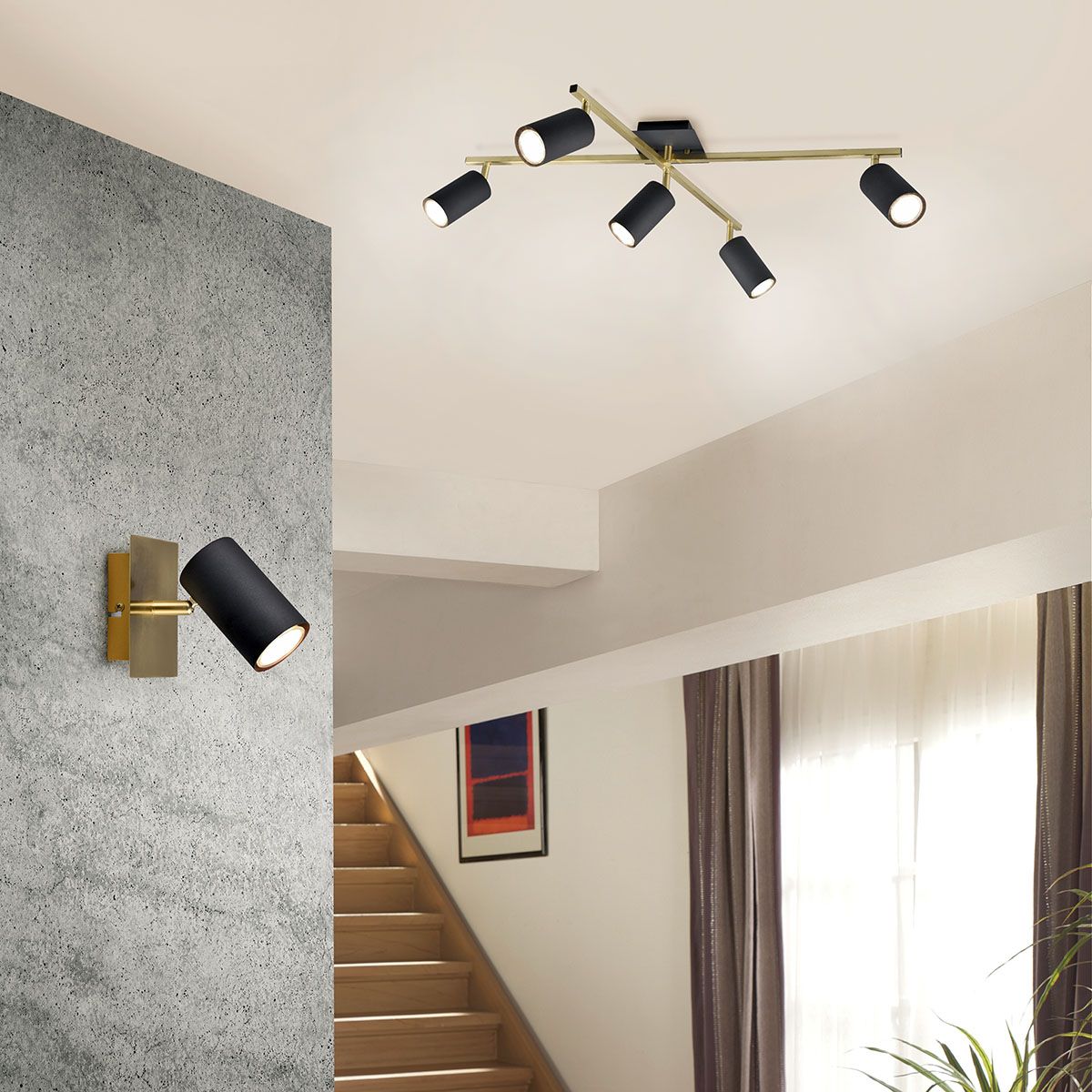 Kronleuchter & Deckenlampen: Deckenleuchte, 5 Strahler, Schwenkbar – Neu (gemäss Beschreibung) aus Kreuzlingen von Smart-Light 1