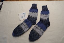 Handgestrickte Wollsocken Gr. 43  (316)