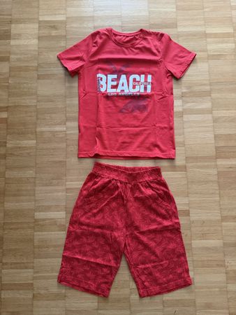 T-Shirt und kurze Hose Sommer Set Gr. 146 neu
