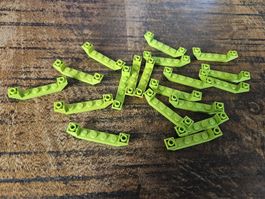 lego 52501 lot de 18 pièces Lime Slope, Inverted 45 6 x 1