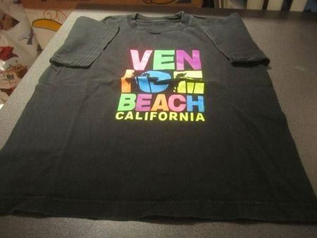 T-Shirt ca. Grösse 134, schwarz, Aufdruck
