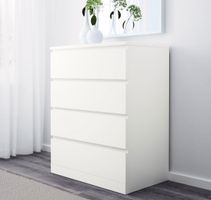 Cassettiera IKEA MALM bianca