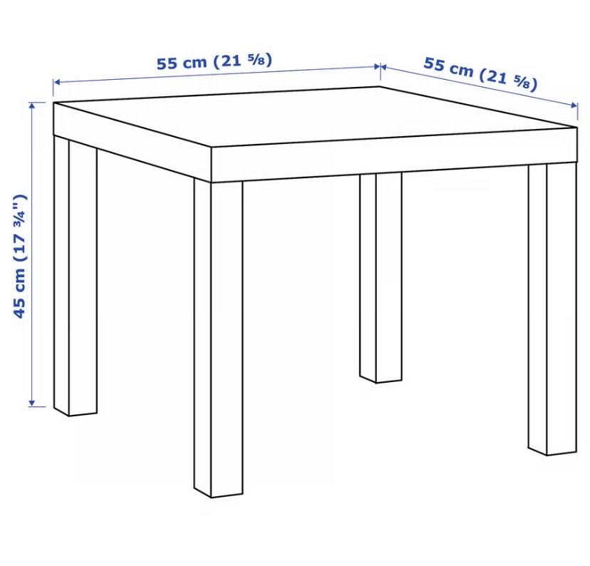 Tische: Table d’appoint IKEA LACK effet chêne – Neu (gemäss Beschreibung) aus Genève von muj_2zmc 3