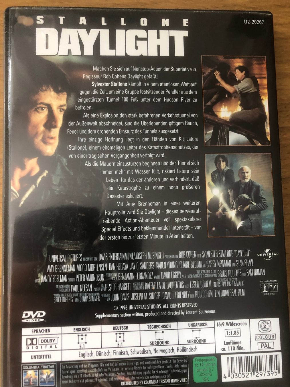 Tutti i DVDs: Daylight (Sylvester Stalllone) – Usato da Seewen SO venduto da Harvest8 1