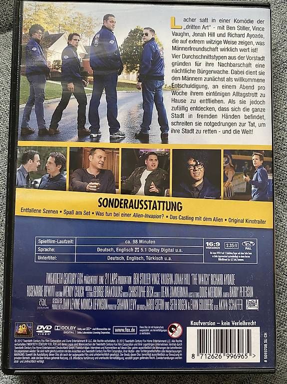 Tutti i DVDs: The Watch - Nachbarn der 3. Art – Usato da Gasel venduto da Ntomate 1