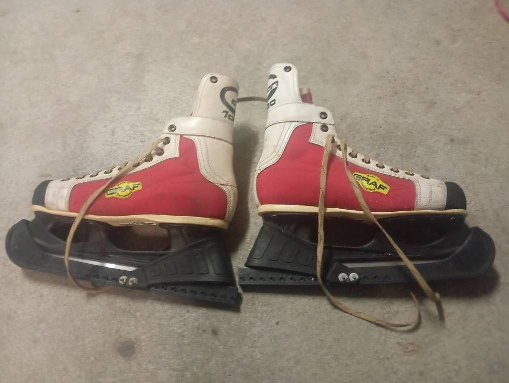 Graf Schlittschuhe: Graf Hockey Schuhe Größe 6.5 – Gebraucht aus Basel von Petergunn