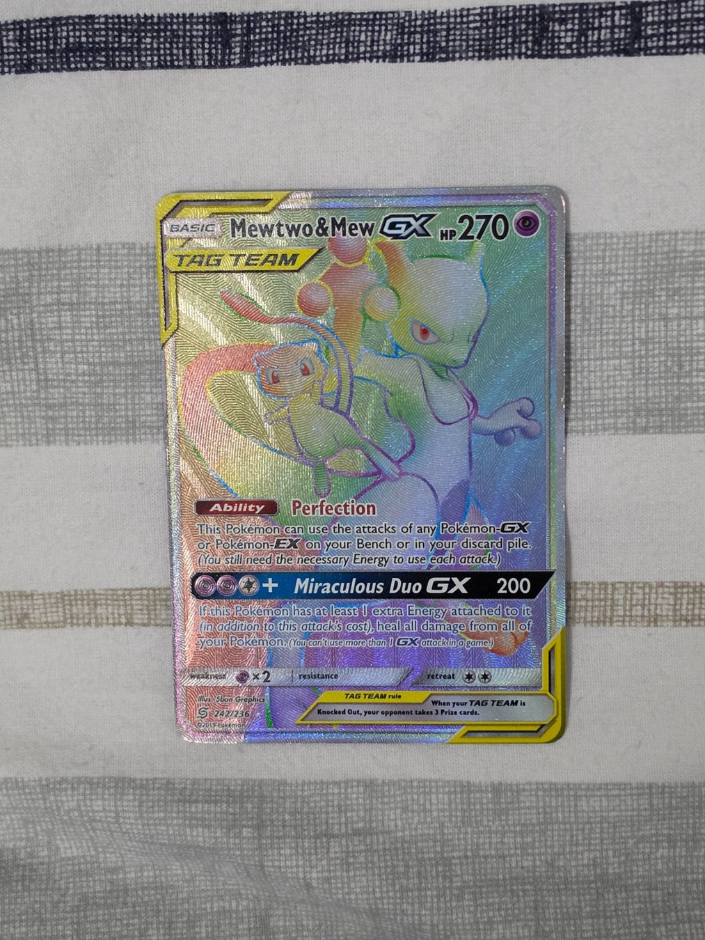 Pokémon Carte collezionabili: Mewtwo & Mew GX Tag Team 242 – Usato da Binningen venduto da oscark77 6