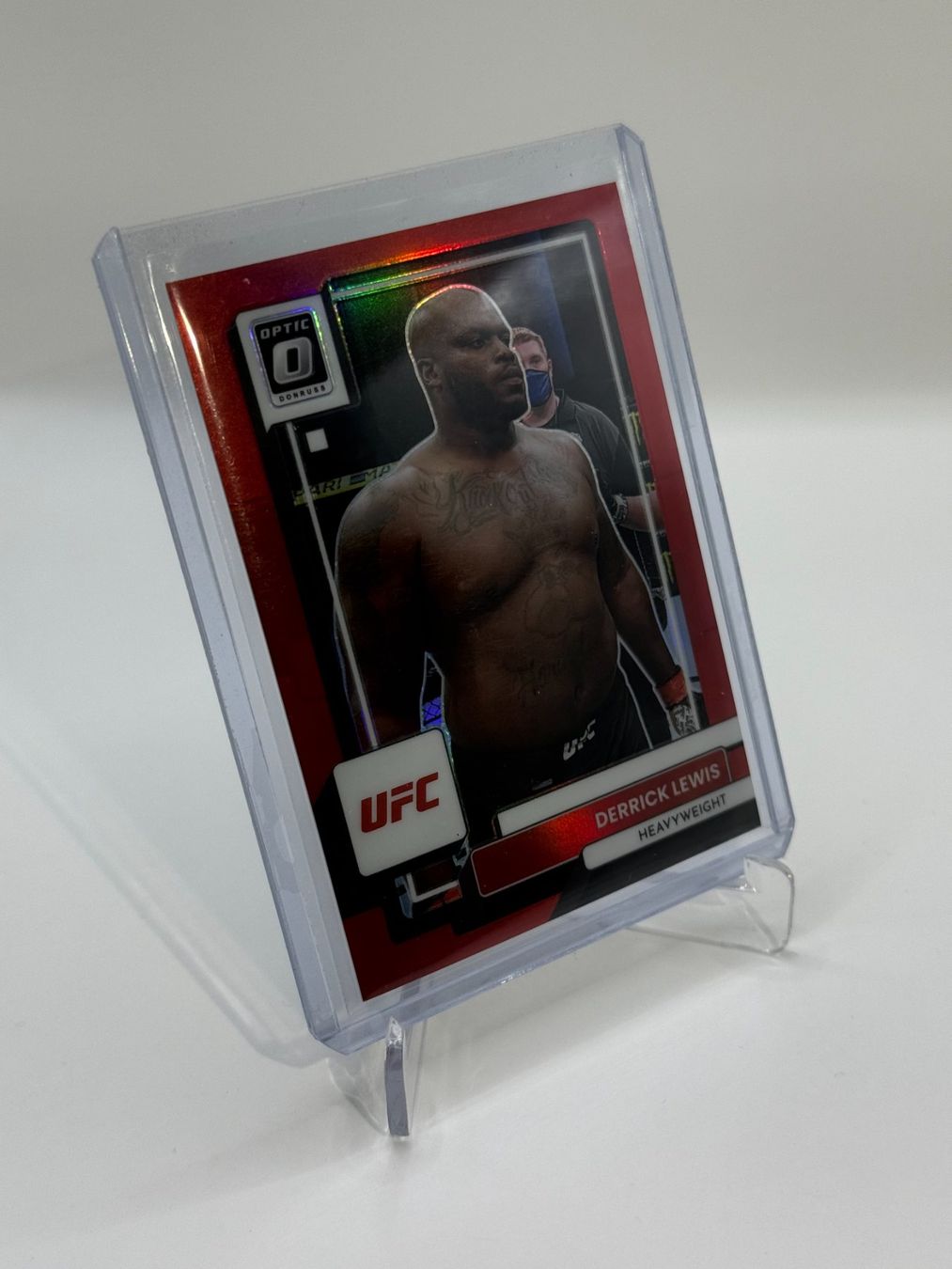 Panini Sammelbilder & Trading cards: Derrick Lewis | Red Opti-Chrome Parallel /199 | Panini 2023 – Neu (gemäss Beschreibung) aus Gränichen von zamZONE 2