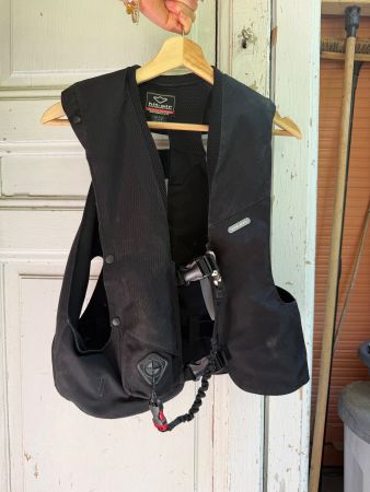 gilet Airbag d'équitation Hit Air taille XS M noir