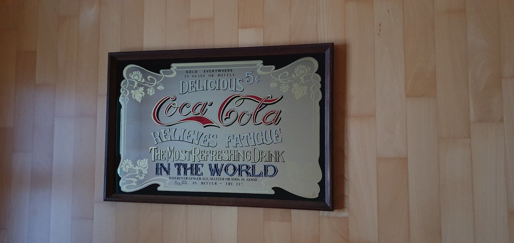 Specchi: Miroir avec publicité Coca-Cola – Usato da Belmont-sur-Lausanne venduto da rol_2bd8