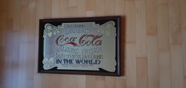 Miroir avec publicité Coca-Cola