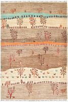 Handgeknüpfter afghanischer Khurjeen Orientteppich 240x177cm