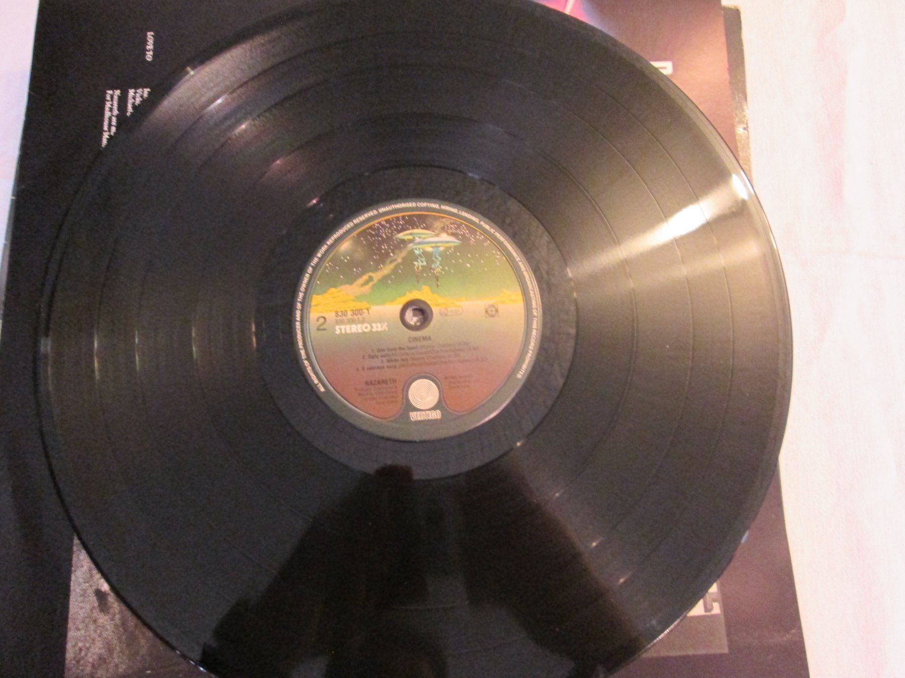 Dischi in vinile: Nazareth - Cinema - Vinyle 33T - Occasion – Usato da la Chaux-de-Fonds venduto da Lampe 3