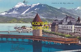 Luzern und die Rigi (mit Dampfschiffen) /ad
