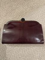 Pochette vintage Cesare Puccini bordeaux foncé