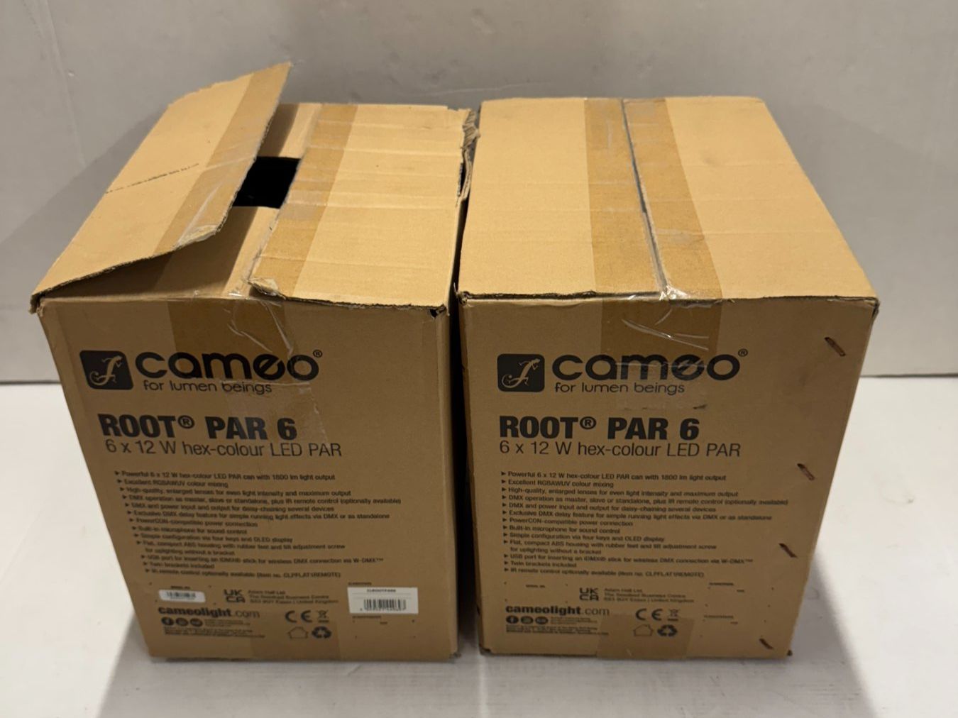 Lampade: 2x Cameo Root Par 6  LED Par (X1146) – Nuovo (secondo la descrizione) da Däniken SO venduto da Profog1 7