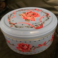 Blechdose, Keksdose Roses, Vintage Design