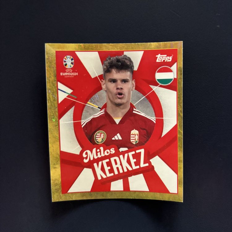 Topps EM 2024 Sticker - Milos Kerkez HUN PTW GOLD | Kaufen Auf Ricardo