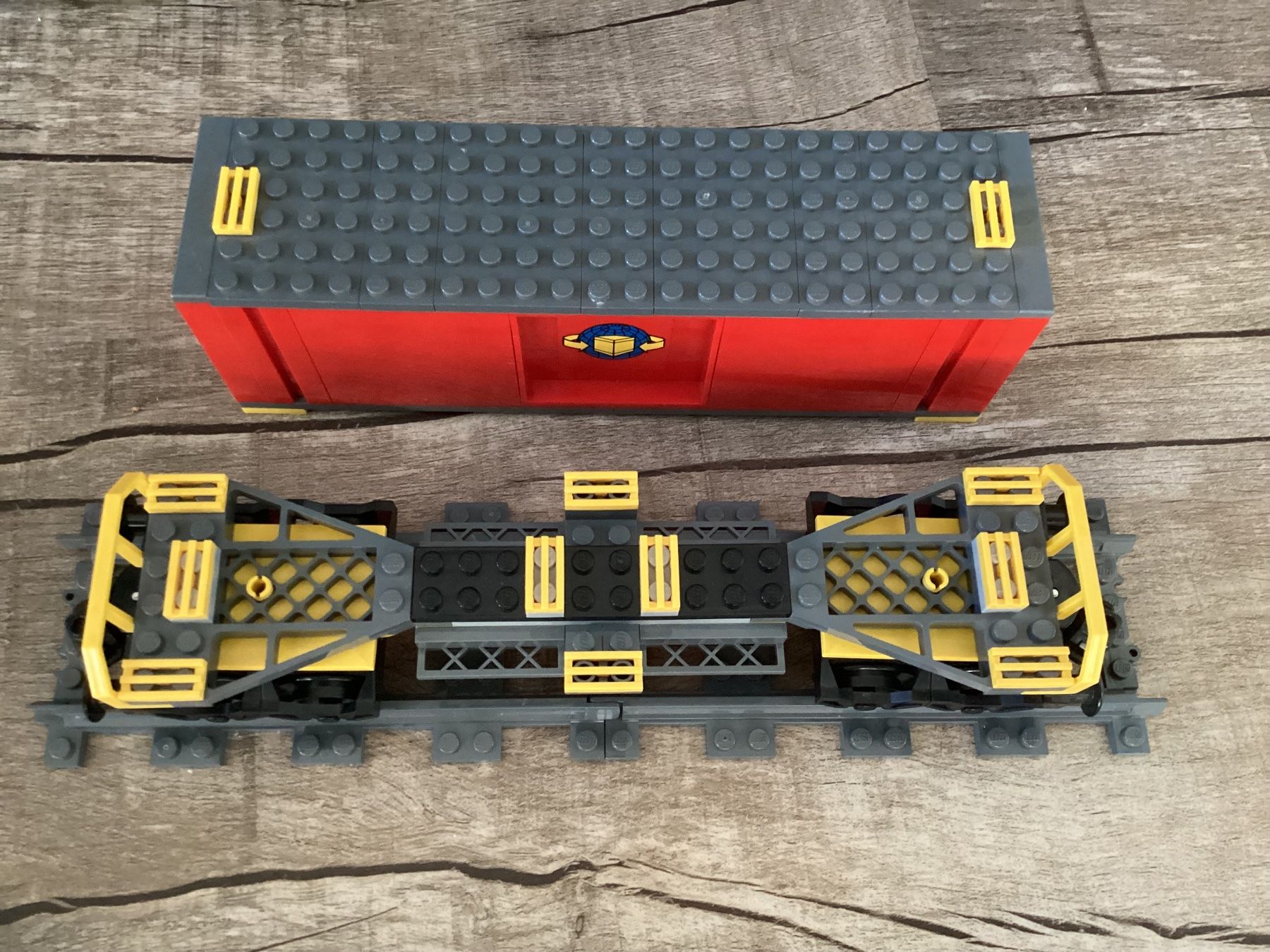 Lego Baukästen: Lego City Eisenbahn Container Wagen 7939 – Gebraucht aus Glarus von Folienjoe24 1