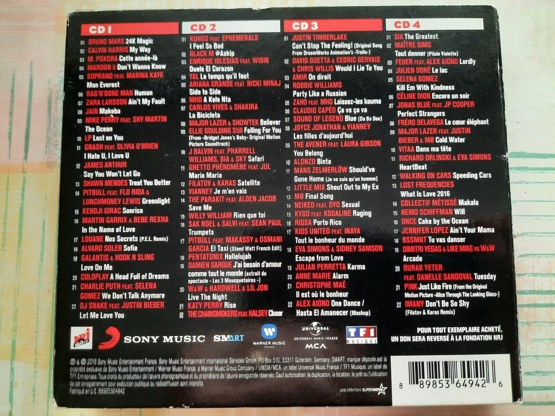 CD: Cds NRJ Awards 2016 - 4 Cds – Usato da Pully venduto da bro_n52j 2