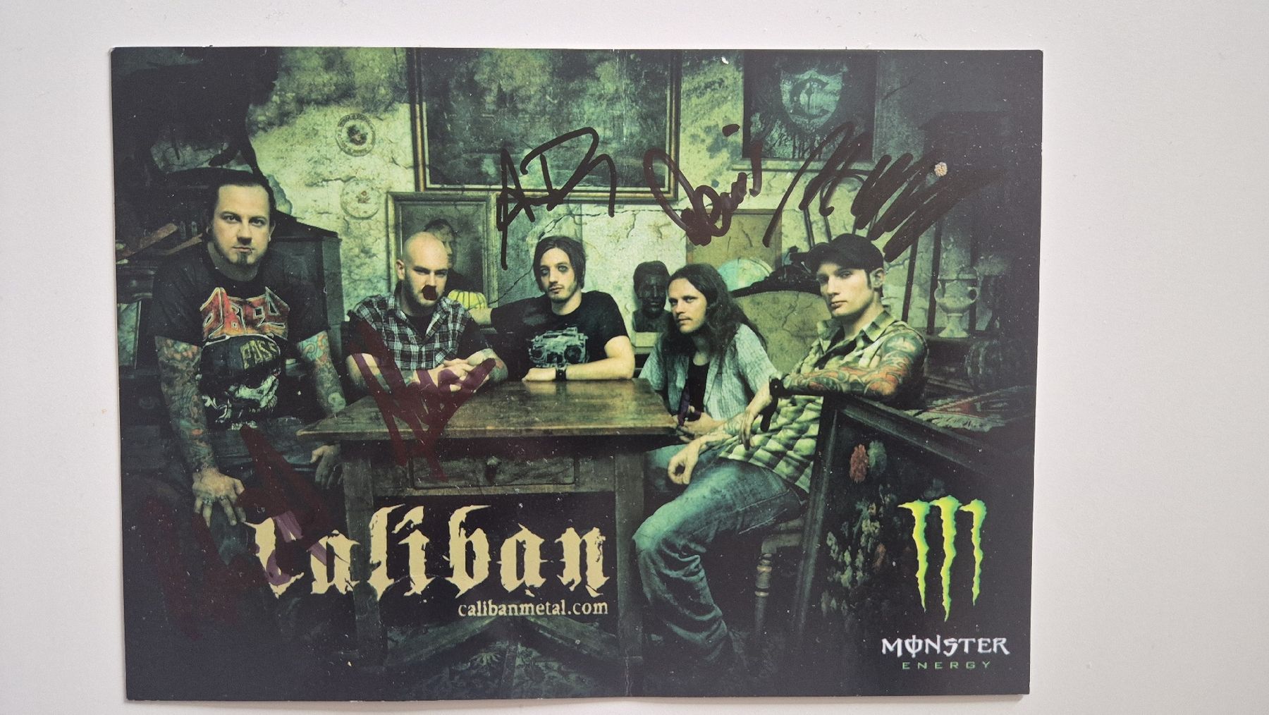 Autographes: Caliban signierte Karte  – Neuf (Voir description) à Solothurn par Gretzky