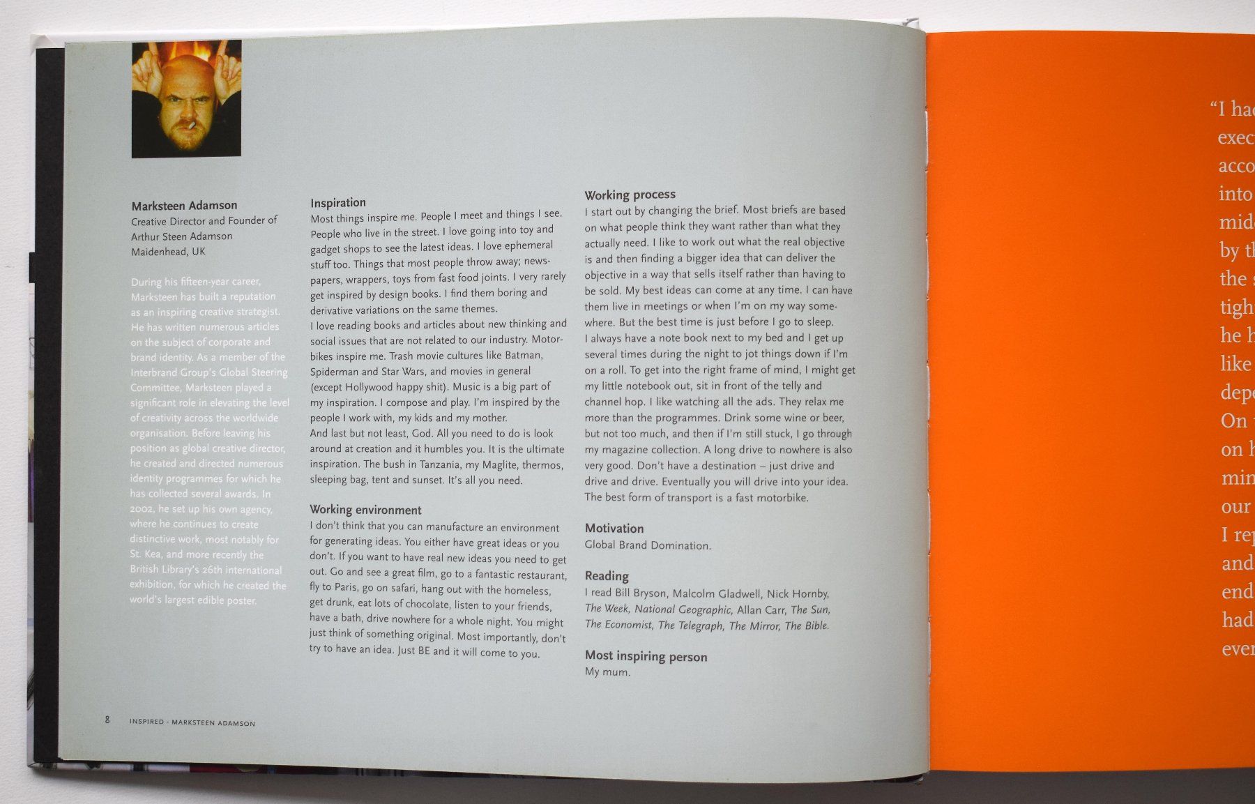Libri: Inspired How creative people think work inspiration Design – Usato da Dulliken venduto da ichwettichhett 5