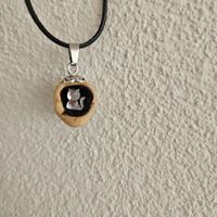 Baumperlen - Kette ( Katze )