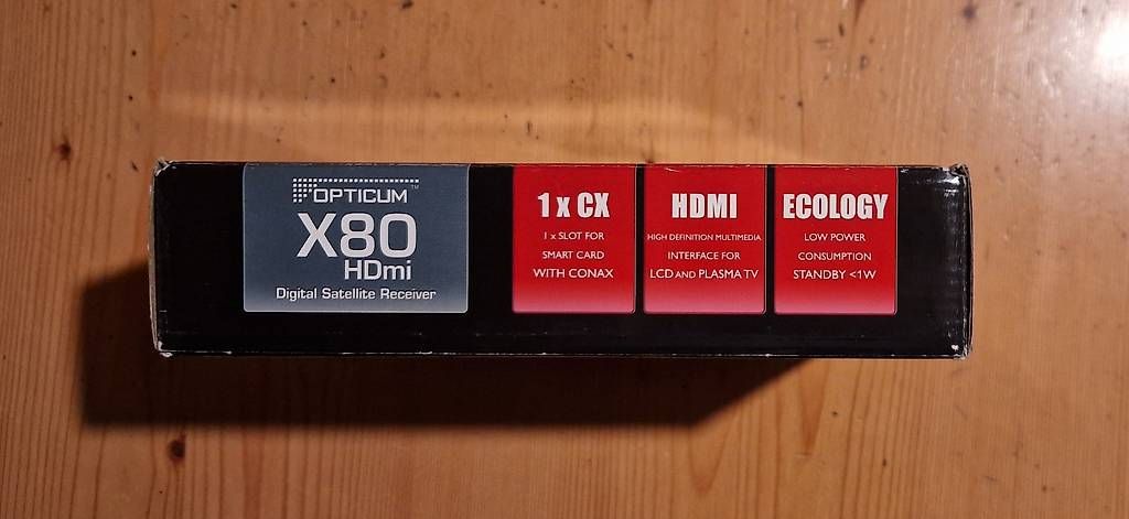 Ricevitori: OPTICUM X80HDmi Digital Satellite Receiver – Usato da Bennau venduto da wes_9p8j 2