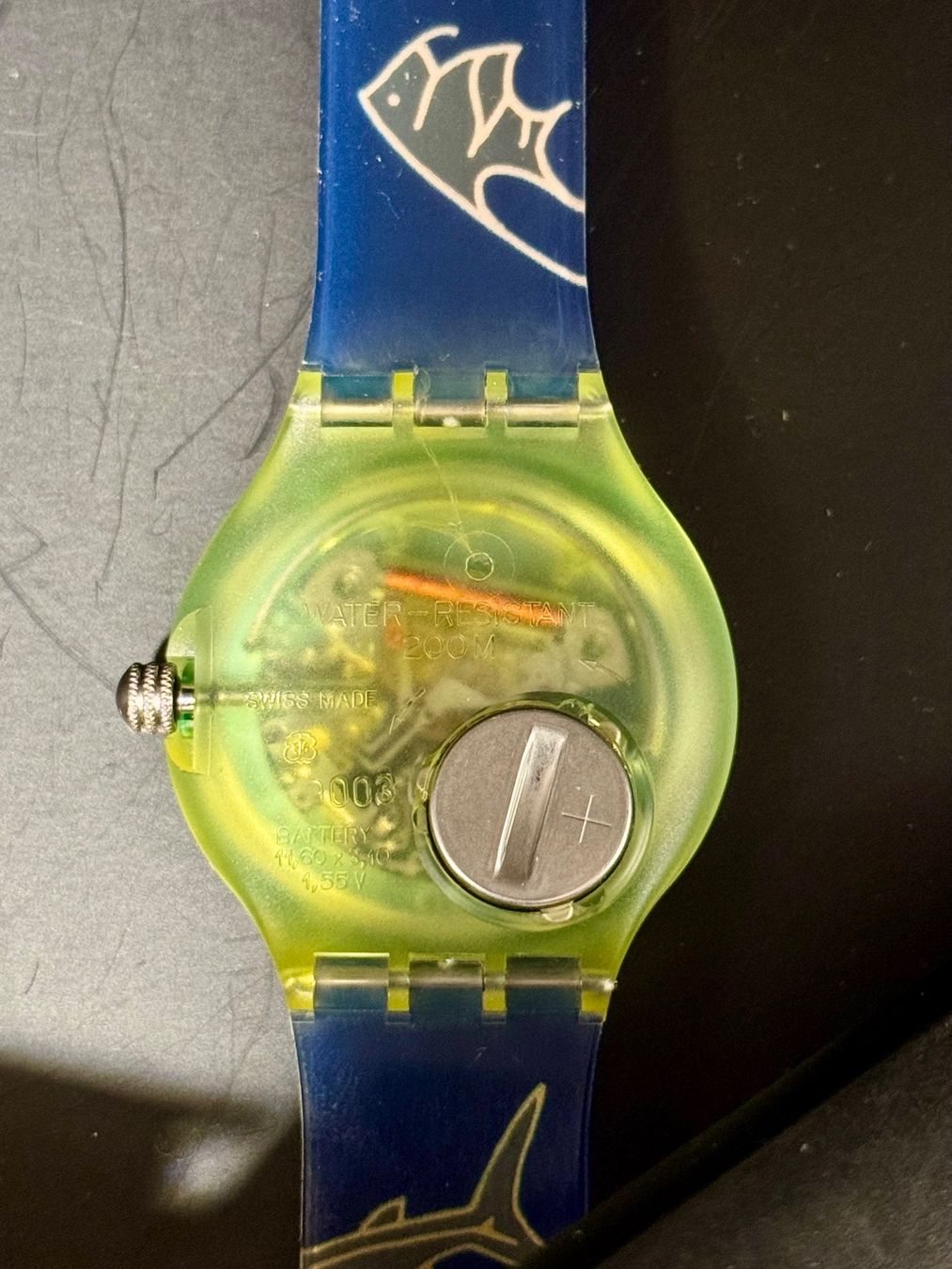 Swatch Orologi: Swatch Scuba "Happy Fish"  - Rare, version sans bobine ! – Nuovo e nell'imballaggio originale da Lonay venduto da Btieche 4