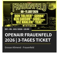 Openair Frauenfeld Ticket