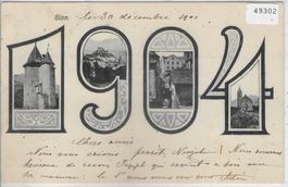 1904 Sion - Jahreszahl - Multiview